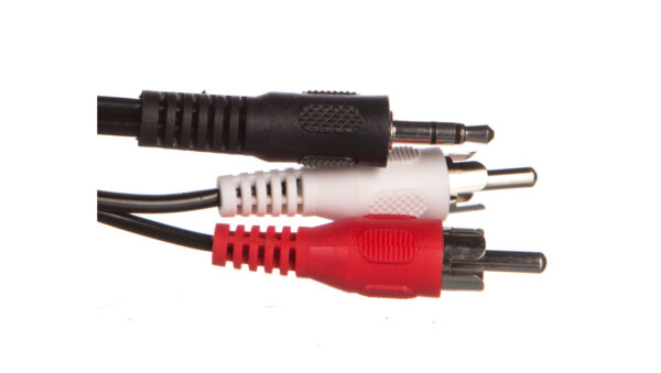 Przewód adapter Jack 3,5mm – 2x RCA 3m 50196