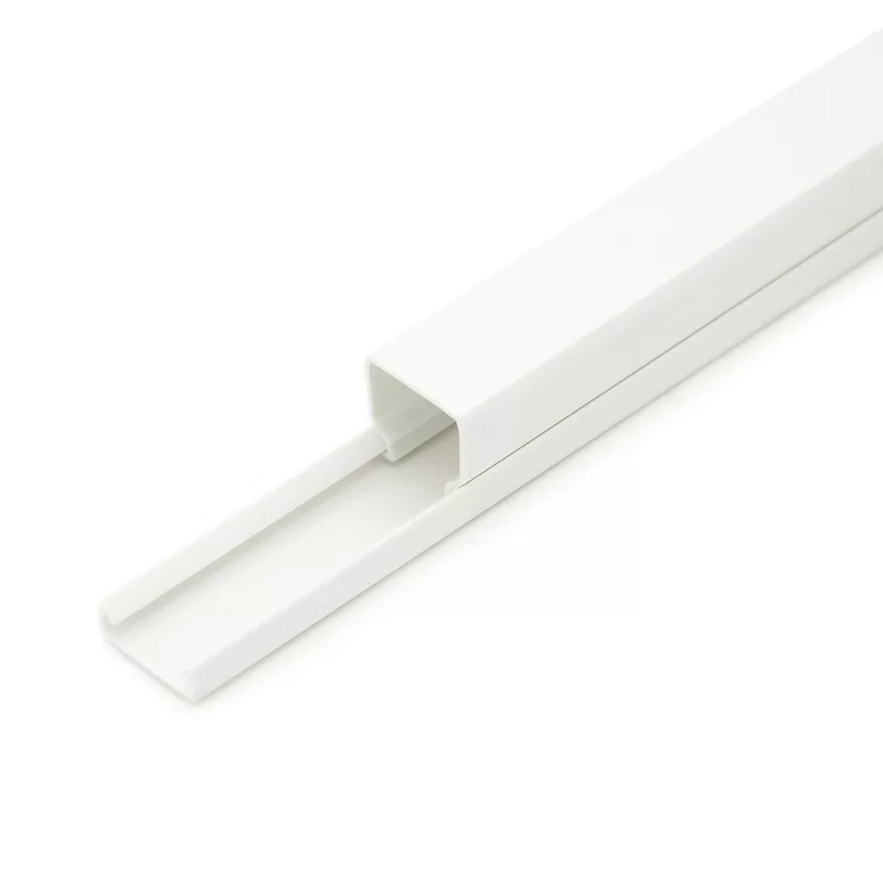 Korytko kablowe CanaLux CNL-C-15015-64, kanał elektroinstalacyjny 15x15mm z pokrywą 128 mb, białe, 64 szt.