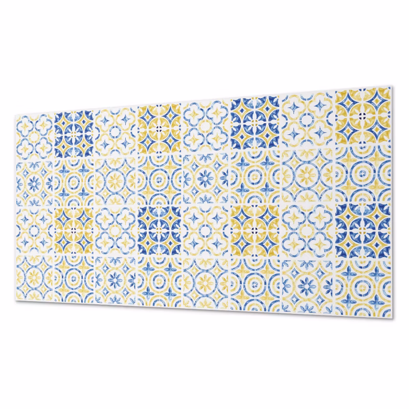 Komplet Kafelków PCV ArtPrintCave 40×20 cm Wzór mozaiki z ornamentami 10 szt.