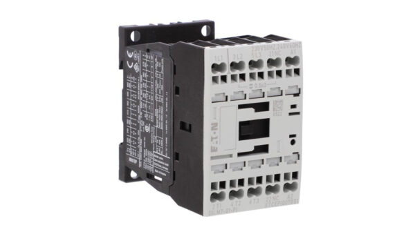 Stycznik mocy DILM7-01(230V50HZ,240V60HZ)-PI 3P 380 V 400 V 3 kW 1R 230 V AC Push-In 199224