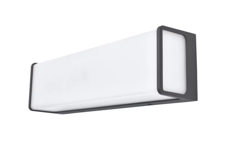 Kinkiet ścienny zewnętrzny Lutec Doblo szaro-biały LED 34W 4000K 2200lm IP54 wym: 10 x 35 x 8 cm aluminium – 1 szt.