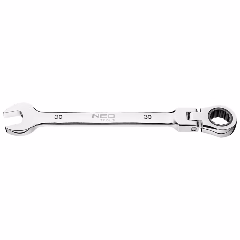 Klucz płasko-oczkowy NEO TOOLS z przegubem i grzechotką 30 mm 1 szt