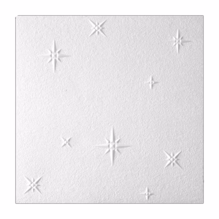 Kaseton sufitowy ścienny panel styropianowy zakładkowy Marbet Design 50×50 cm Zima 2 m² 8 szt.
