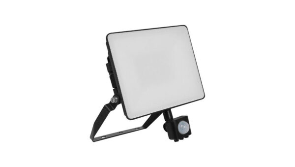 Projektor LED z czujnikiem ruchu FLUXI MC 10W 1200lm 6500K IP65 Czarny 5 Lat Gwarancji 23840-5