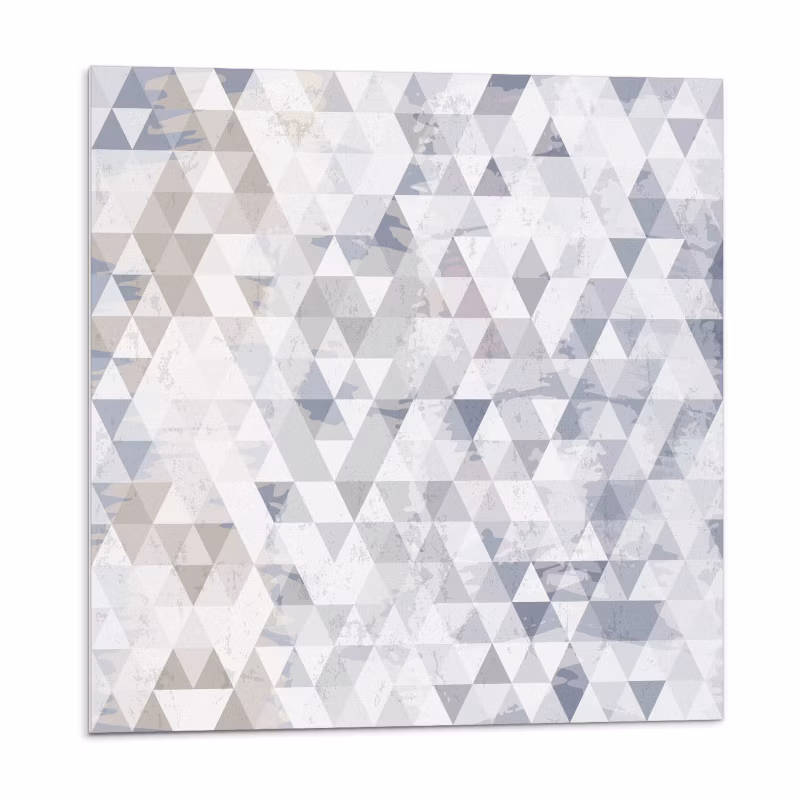 Kafelki samoprzylepne Wallfluent 30×30 cm Abstrakcyjne kształty trójkątów 9 szt.