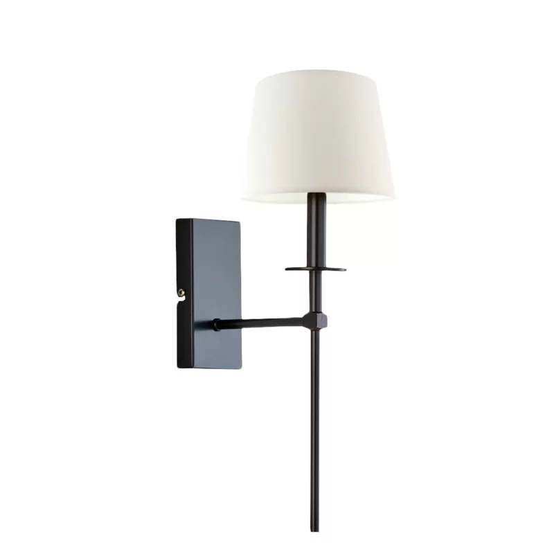 Kinkiet Volta Light Factory Loon Czarny/Bialy Abażur 1xE27 1szt.