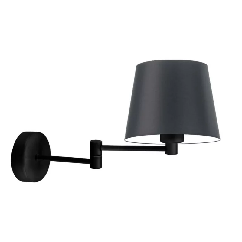 Kinkiet Volta Light Factory Blues Czarny Abażur 1xE27 1szt. 5903628489354