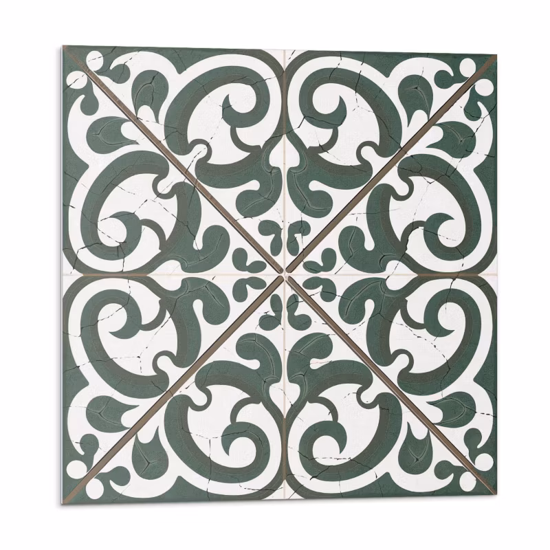 Kafelki samoprzylepne Wallfluent 30×30 cm Motywy zieleni w designie 9 szt.