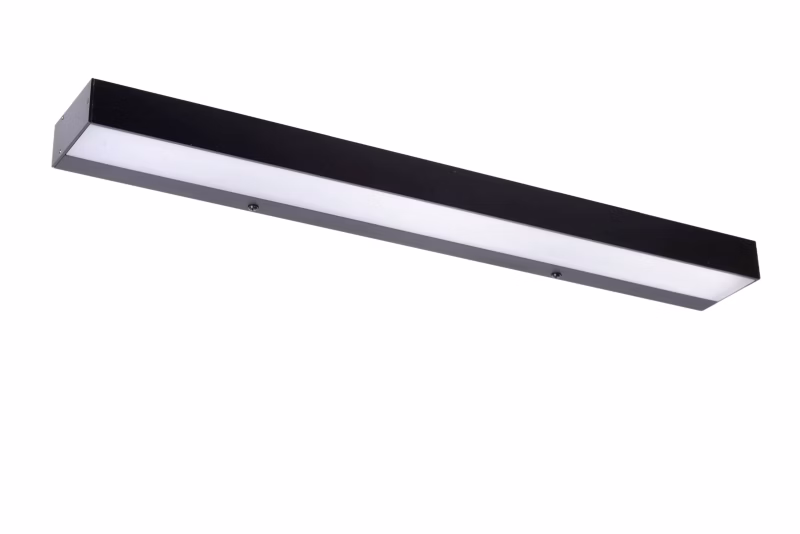 Kinkiet ścienny Lucide Alexa czarno-biały do łazienki LED 8W 3000K 800lm IP44 wym: 3,6 x 60 x 8 cm – 1 szt.