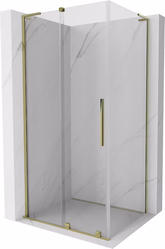 Kabina prysznicowa Mexen Velar L rozsuwana 90 x 120 cm transparent złota 1 szt.