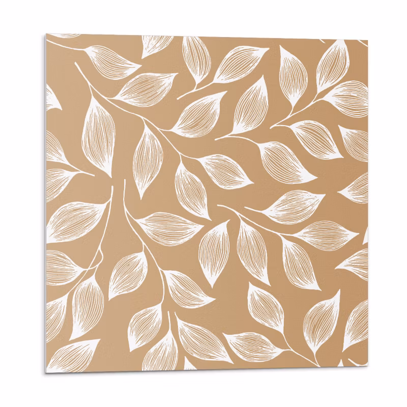 Kafelki samoprzylepne Wallfluent 30×30 cm Wzór liści w fakturze 9 szt.