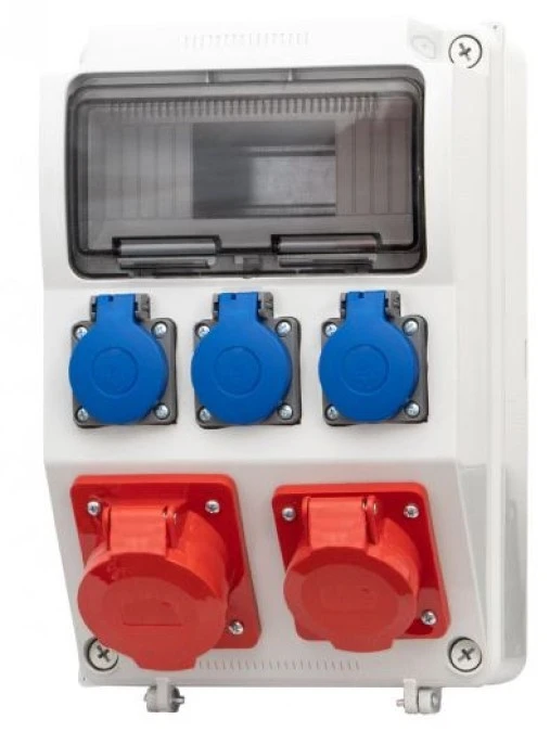 Rozdzielnia CAJA 2x32A 5p, 3x230V /9 modułów/ F3.0131