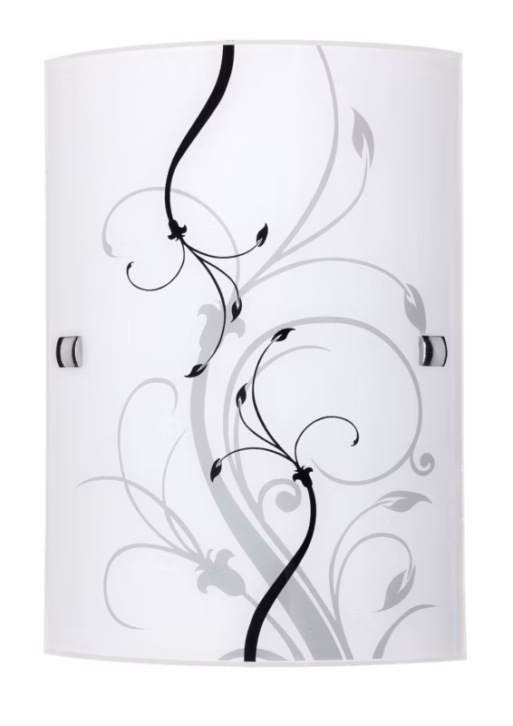 Kinkiet ścienny Rabalux Elina biały wzorzysty do łazienki 1 x E27 x 60W IP20 wym: 18 x 18 x 26 cm – 1 szt.