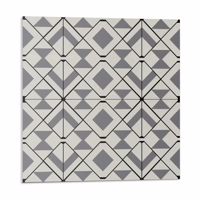 Kafelki samoprzylepne Wallfluent 30×30 cm Romby w nowoczesnym ujęciu graficznym 9 szt.