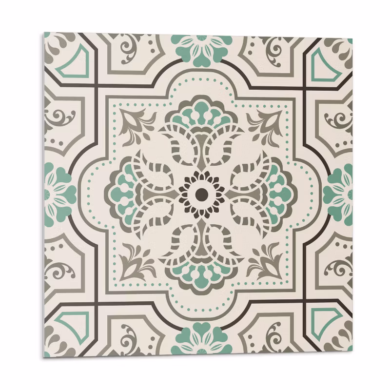 Kafelki samoprzylepne Wallfluent 20×20 cm Abstrakcyjny wzór z geometrycznymi formami 20 szt.