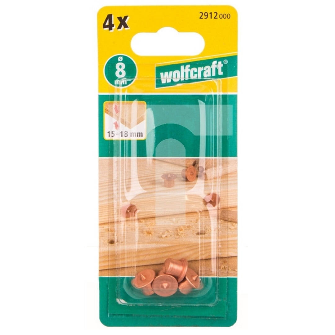 Znacznik do połaczeń kołkowych 8 mm Wolfcraft [4 szt.] WF2912000