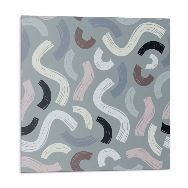 Kafelki samoprzylepne Wallfluent 30×30 cm Abstrakcyjny wzór fal i linii 9 szt.