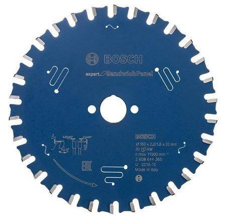 Tarcza pilarska Expert for Sandwich Panel 160×20 mm 30 zębów Bosch 2608644365