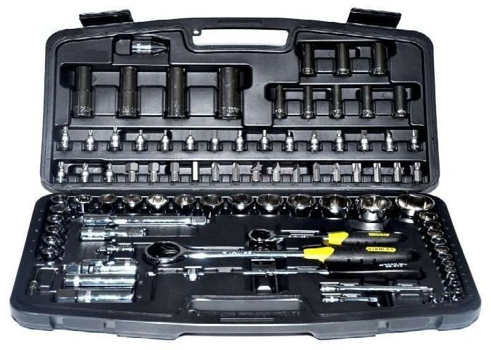 Stanley 1-95-586 Zestaw nasadek z grzechotką 1/4″ i 1/2″, 92 CZ.