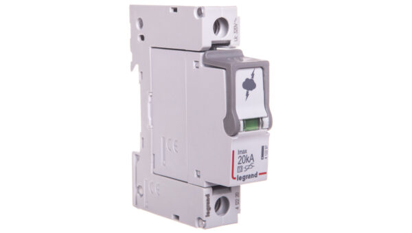 Ogranicznik przepięć Typ T2 1P 20kA 1,2kV ON 300 TT, TN (TNC, TNS) 412220