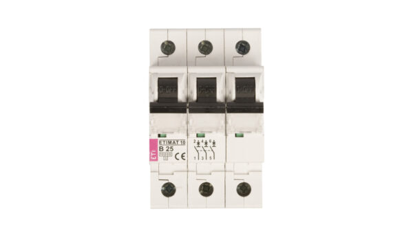 Wyłącznik nadprądowy 3P B 25A 10kA AC ETIMAT10 002125718