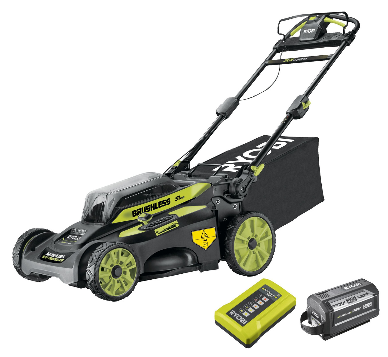 Kosiarka akumulatorowa Ryobi RY36LMX51A-160 z napędem