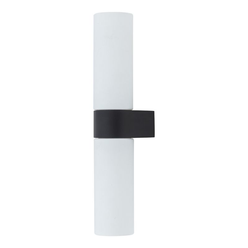 Kinkiet ścienny Nowodvorski Lighting Natalie czarno-biały 2 x G9 x 10W IP44 wym: 29,5 x 5 x 7 cm – 1 szt.