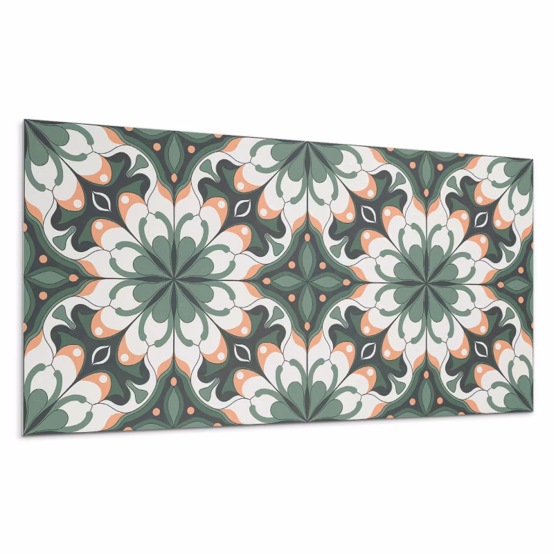 Kafelki samoprzylepne Wallfluent 60×30 cm Nowoczesny design roślinny 6 szt.