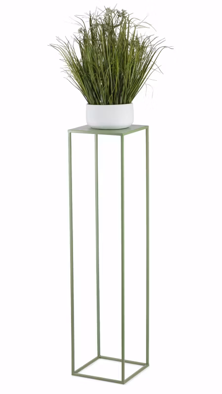 Kwietnik stojący Spring HowHomely Metalowy Zielony 24×100 cm 1 szt.