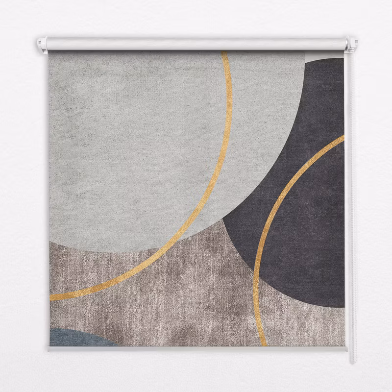 Klasyczna wolnowisząca roleta zaciemnająca Tulup 100×140 cm Abstrakcja 1 szt.