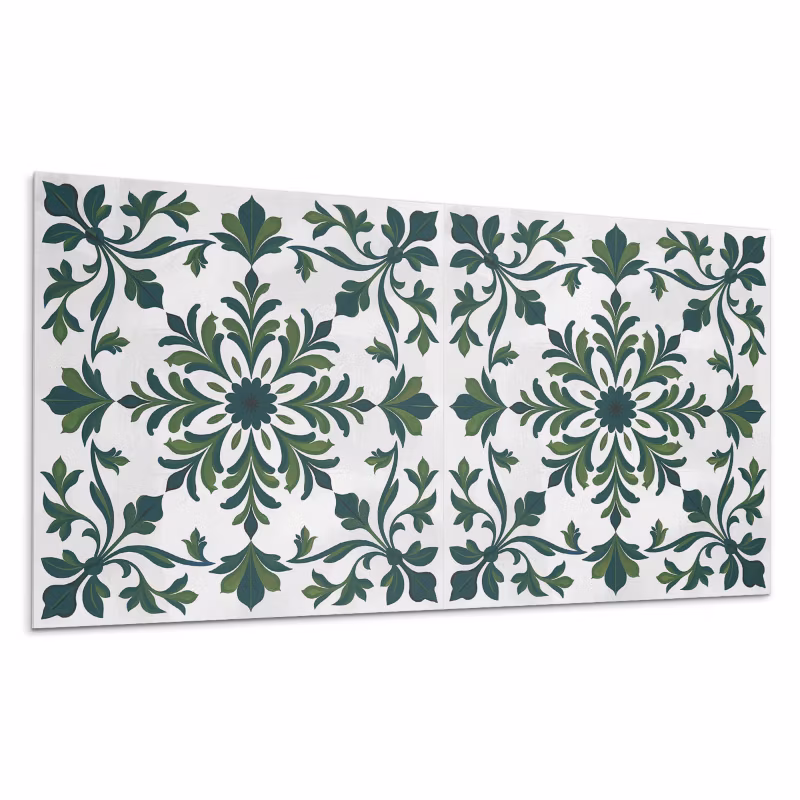 Panele samoprzylepne Wallfluent 40×20 cm Ornamenty z motywem roślinnym 10 szt.