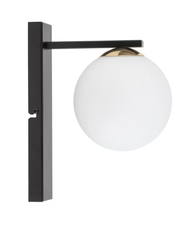 Kinkiet ścienny Sigma Lighting Silia czarno-biały 1 x G9 x IP20 wym: 25 x 14 x 16 cm – 1 szt.