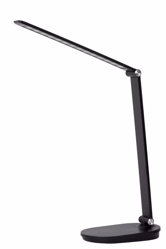 Lampa biurkowa Lucide Aldwin czarno-biała LED 8W 2700K 480lm IP20 wym: 39.5 x 11.6 x 47.5 cm tworzywo sztuczne – 1 szt.