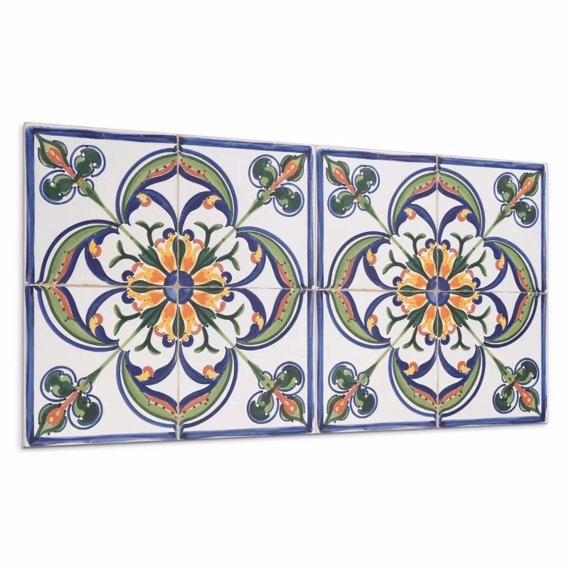 Kafelki samoprzylepne Wallfluent 40×20 cm Florystyczny wzór na kafelku 10 szt.