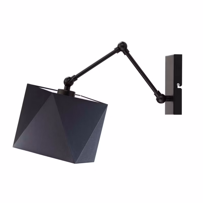 Kinkiet Volta Light Factory Soul Czarny/Czarny Abażur 1xE27 1szt. 5903628751482