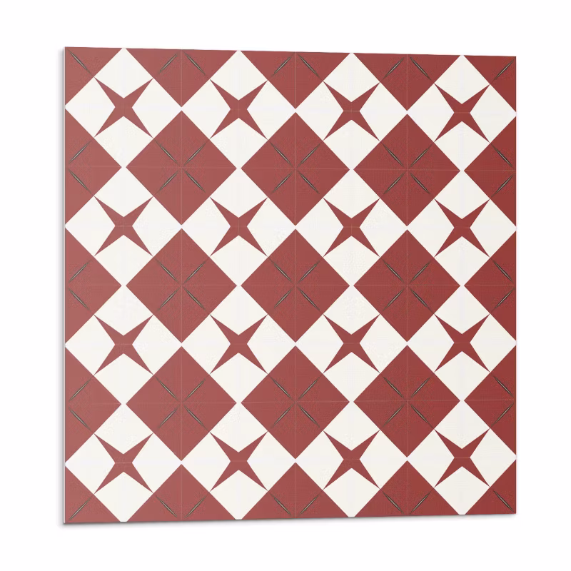 Kafelki samoprzylepne Wallfluent 20×20 cm Wzór gwiazd na diamentach 20 szt.