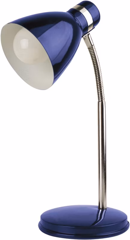 Lampa biurkowa Rabalux Patric niebieska 1 x E14 x 40W IP20 wym: 32 x 22 x 22 cm metal – 1 szt.