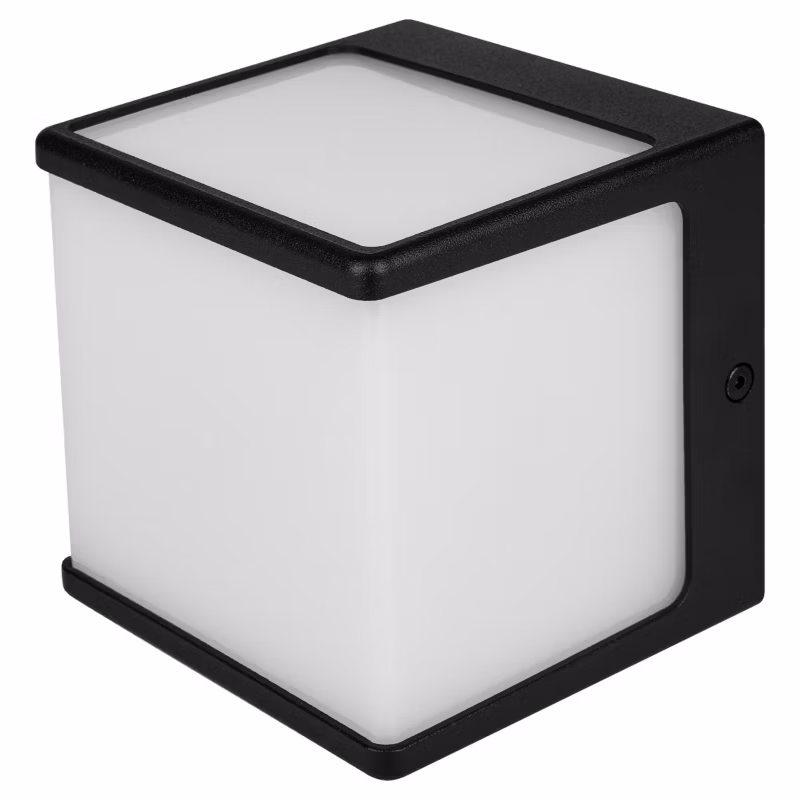 Kinkiet zewnętrzny 2x GX53 LED MasterLED Cube IP54 oprawa lampa elewacyjna czarna 1 szt.