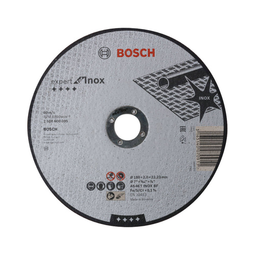 Tarcza tnąca Bosch Expert for Inox 180×22.23×2