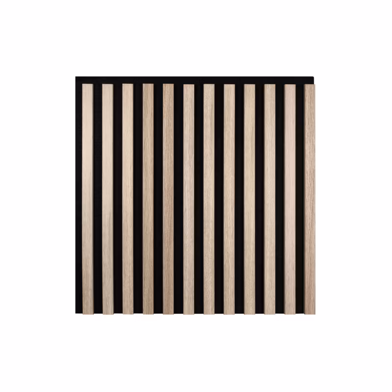 Lamel ścienny na czarnym filcu 12L Marbet Design WOODLINE 60×60 cm Dąb Sonoma 1 szt.