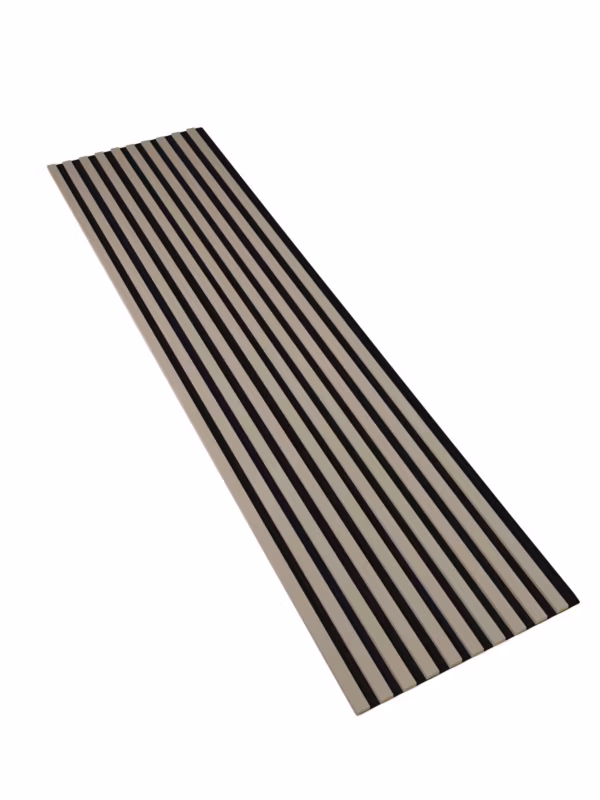 Lamele Ścienne na Czarnym Filcu SunWood 275x58cm Panel Dekoracyjny Piaskowy 1 szt.
