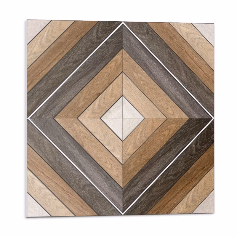 Kafelki samoprzylepne Wallfluent 30×30 cm Romby w geometrycznym ujęciu 9 szt.