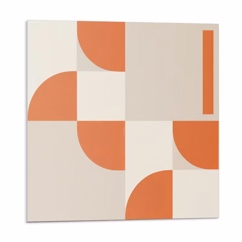 Kafelki samoprzylepne Wallfluent 30×30 cm Kreatywna kompozycja kształtów 9 szt.