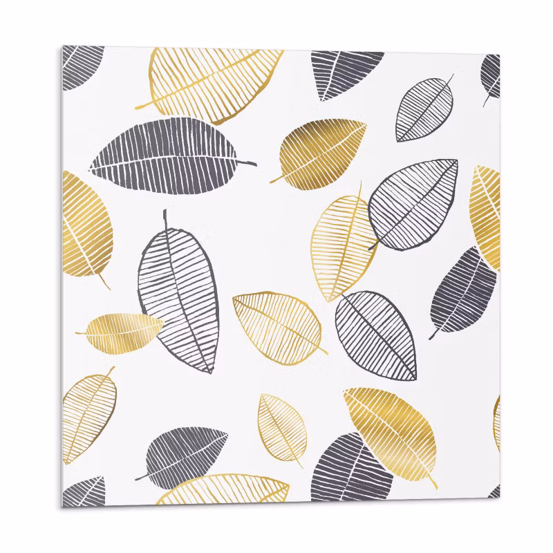Kafelki samoprzylepne Wallfluent 20×20 cm Motyw liści w harmonijnym otoczeniu 20 szt.
