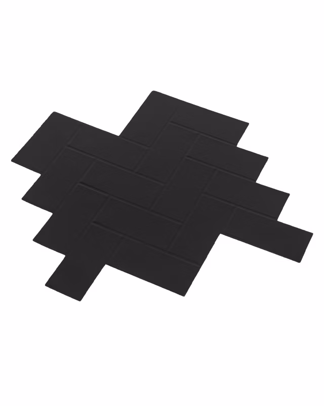 Kafelki ścienne samoprzylepne płytki Mazovia 30,5 x 30,5 cm odporne na zachlapania, geometryczne Czarne 10 szt.