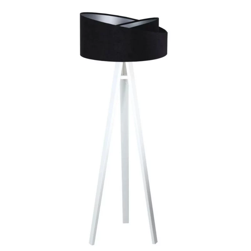 Lampa Bps Koncept stojąca GEMSTONE czarna/srebrna/biała 1 szt