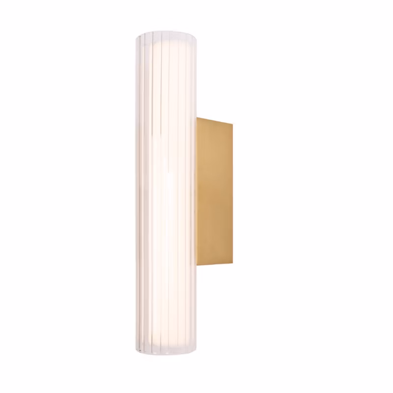 Kinkiet ścienny Maxlight Fayette złoty LED 6W 3000K 390lm IP44 wym: 31 x 6 x 12 cm – 1 szt.