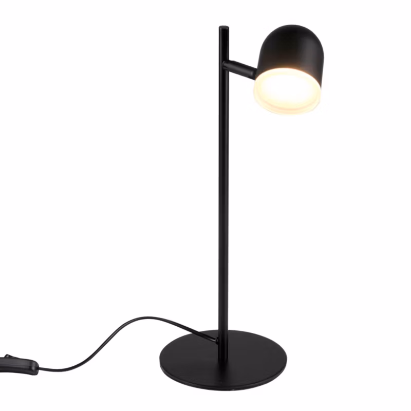Lampa biurkowa Polux Rawi czarna LED 4.2W 3000K 440lm IP20 wym: 40.6 x 21 x 15 cm tworzywo sztuczne – 1 szt.