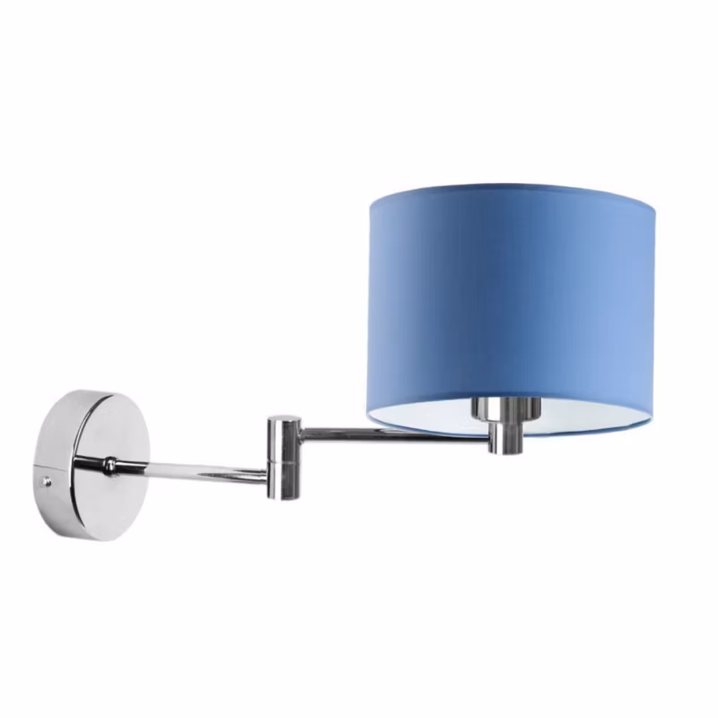 Kinkiet Volta Light Factory Blues Chrom/Niebieski Abażur 1xE27 1szt.