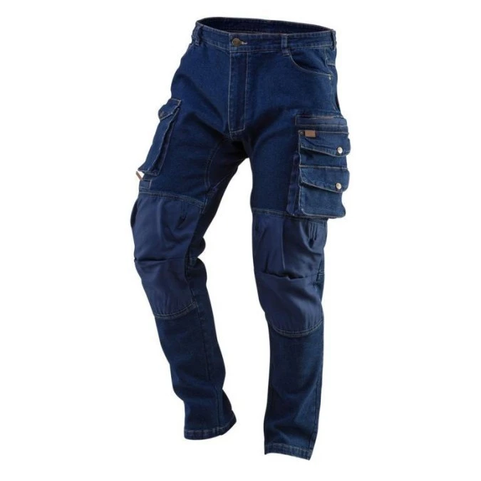 Spodnie robocze DENIM wzmocnienia na kolanach rozmiar L 81‑228‑L